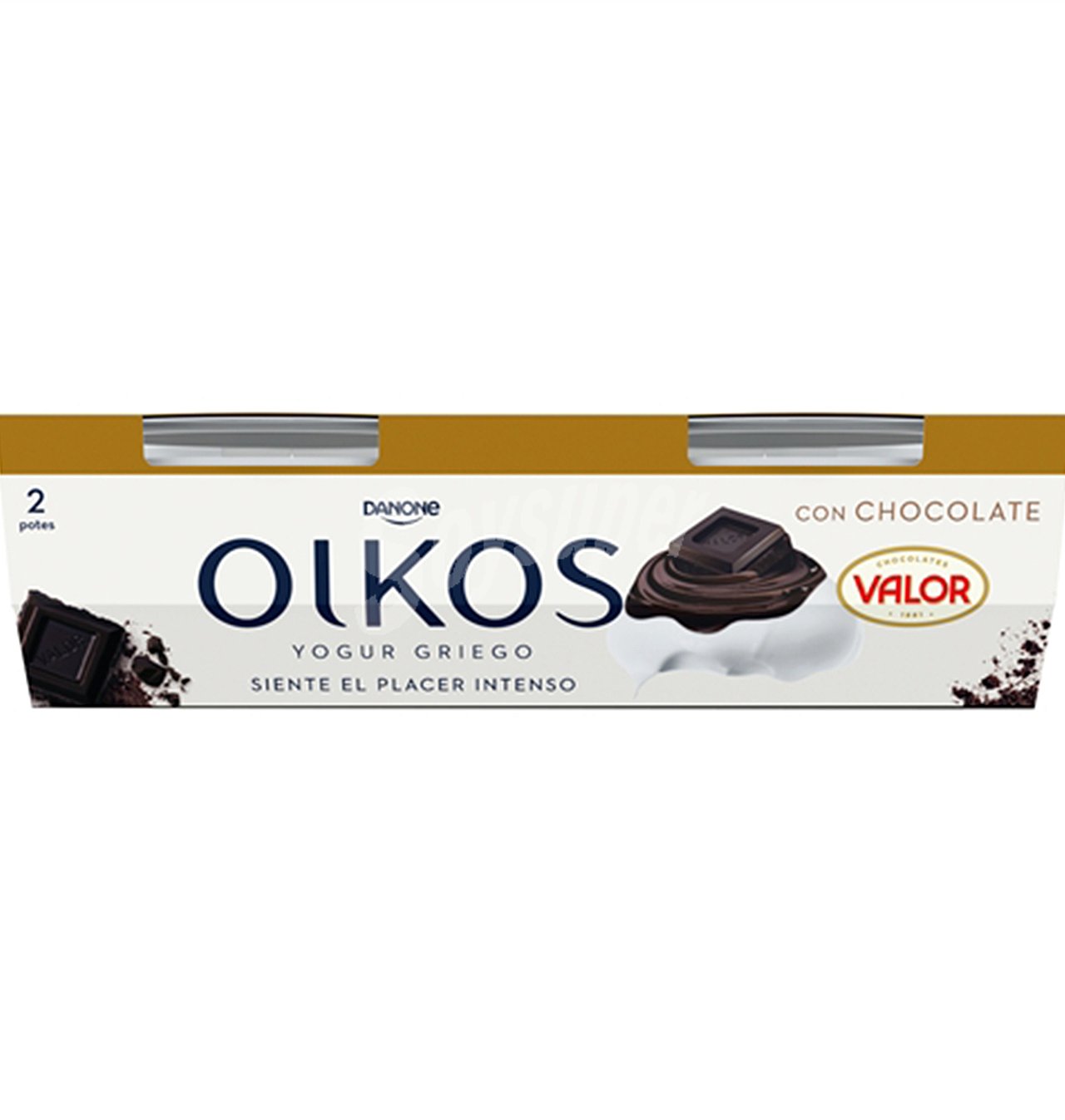 Yogur oikos chocolate valor 2 unidades