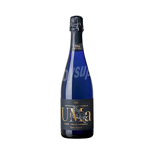 UMA Cava brut gran reserva, elabordado según el método tradicional UMA