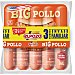 Big Pollo salchichas cocidas de pollo sabor ahumado sin gluten pack 3 x 200 G