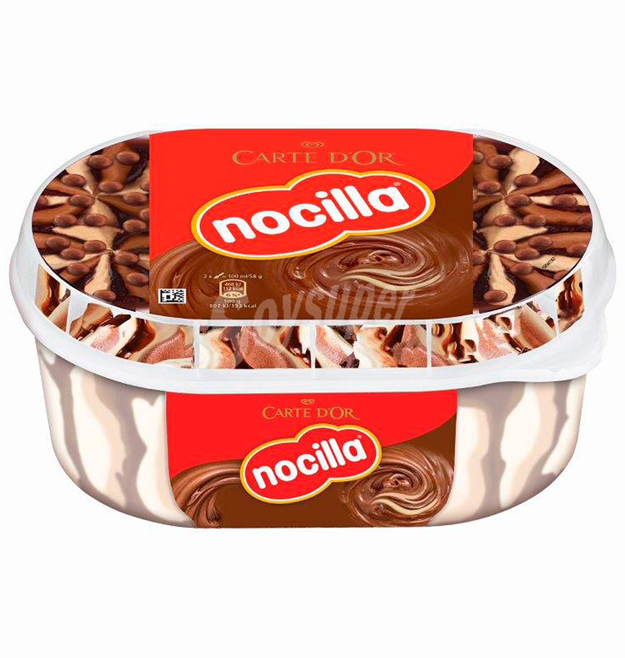 Helado nocilla