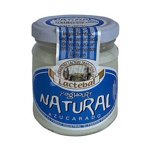 Lactebal Yogur natural azucarado lactebal