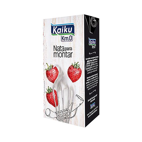 Kaiku Nata líquida (35 % de materia grasa) para montar kaiku Km. 0