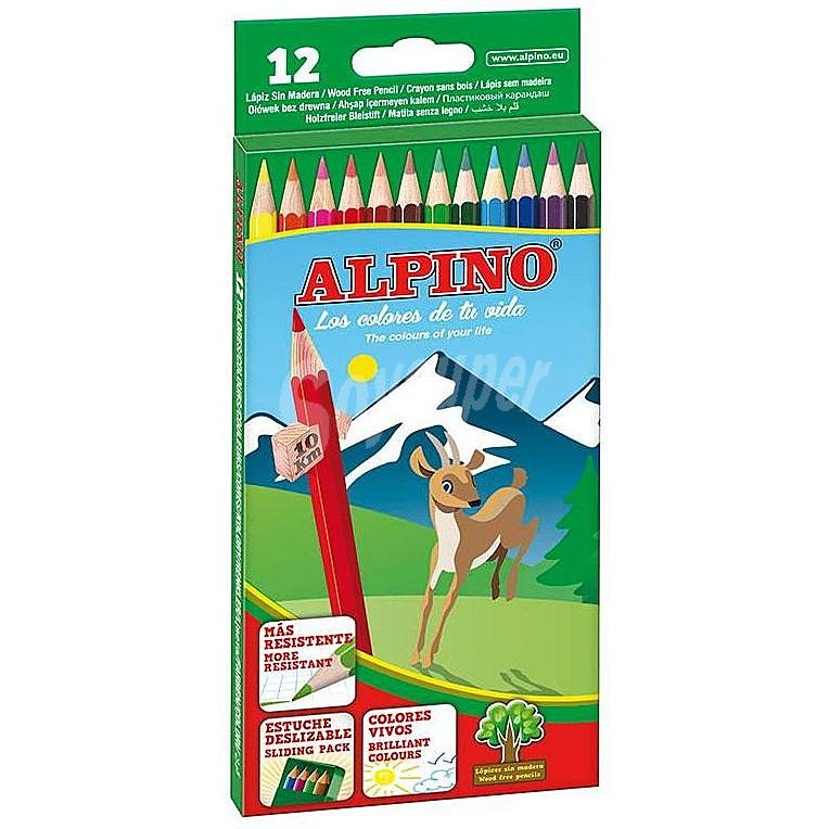 Ápices para colorear + sacapuntas alpino