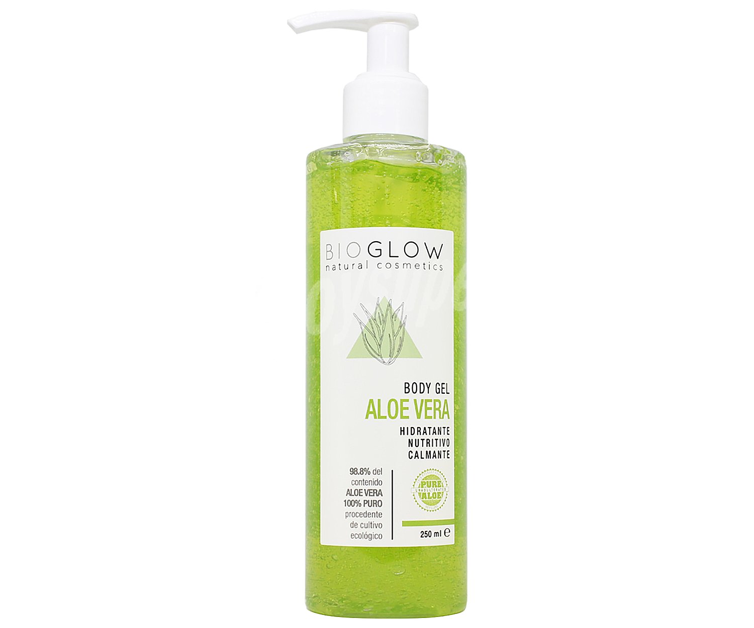 Gel para baño o ducha unisex y de uso diario con aloe vera BIO glow