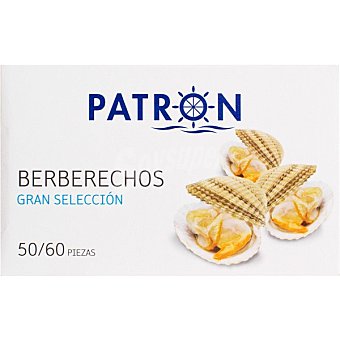 Berberechos al natura gran selecciónl 50-60 piezas lata 63 g neto escurrido