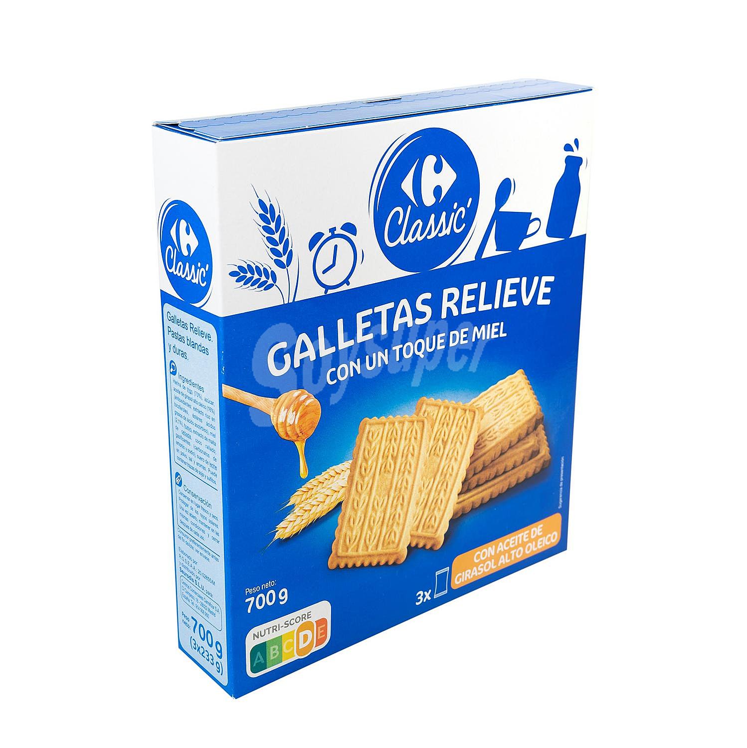 Galletas relieve Classic Carrefour