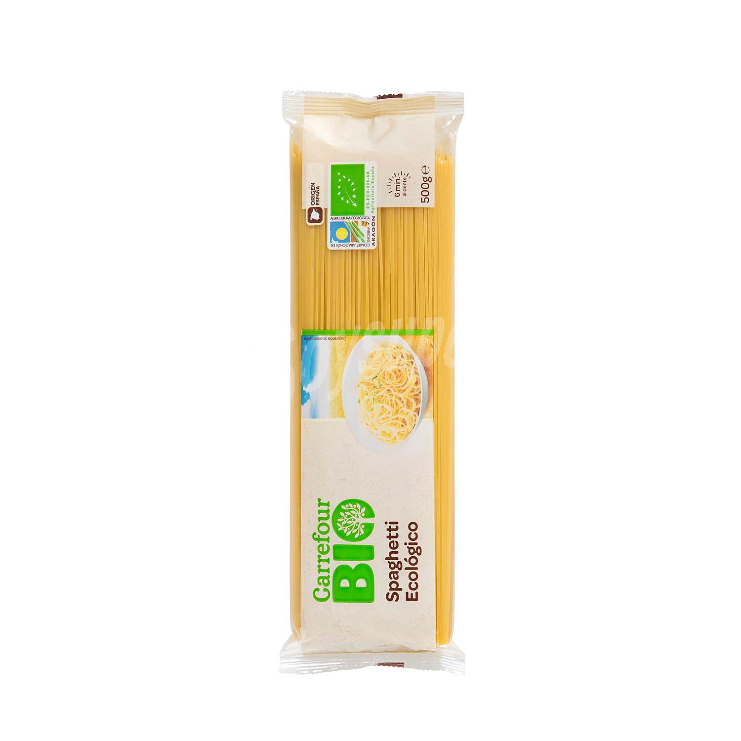 Pasta espaguetis ecológicos Carrefour Bio