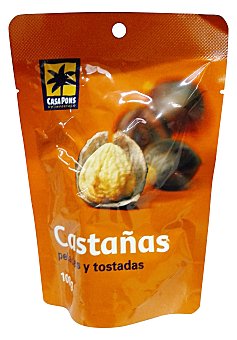 Castañas cocidas peladas