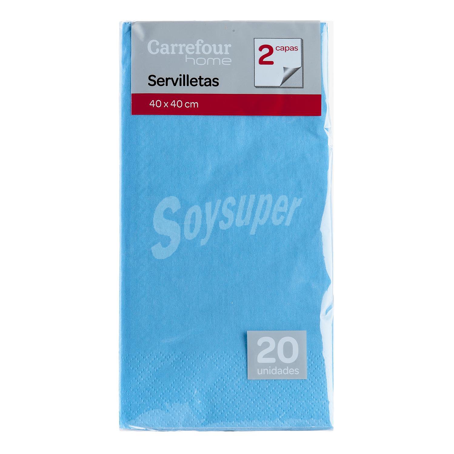 Servilletas carrefour home - Celeste