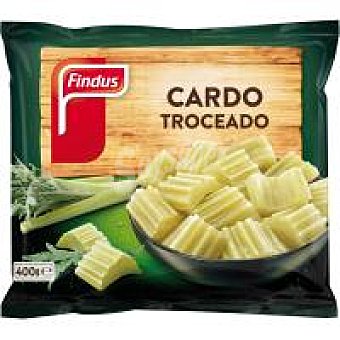 Cardo troceado y ultracongelado