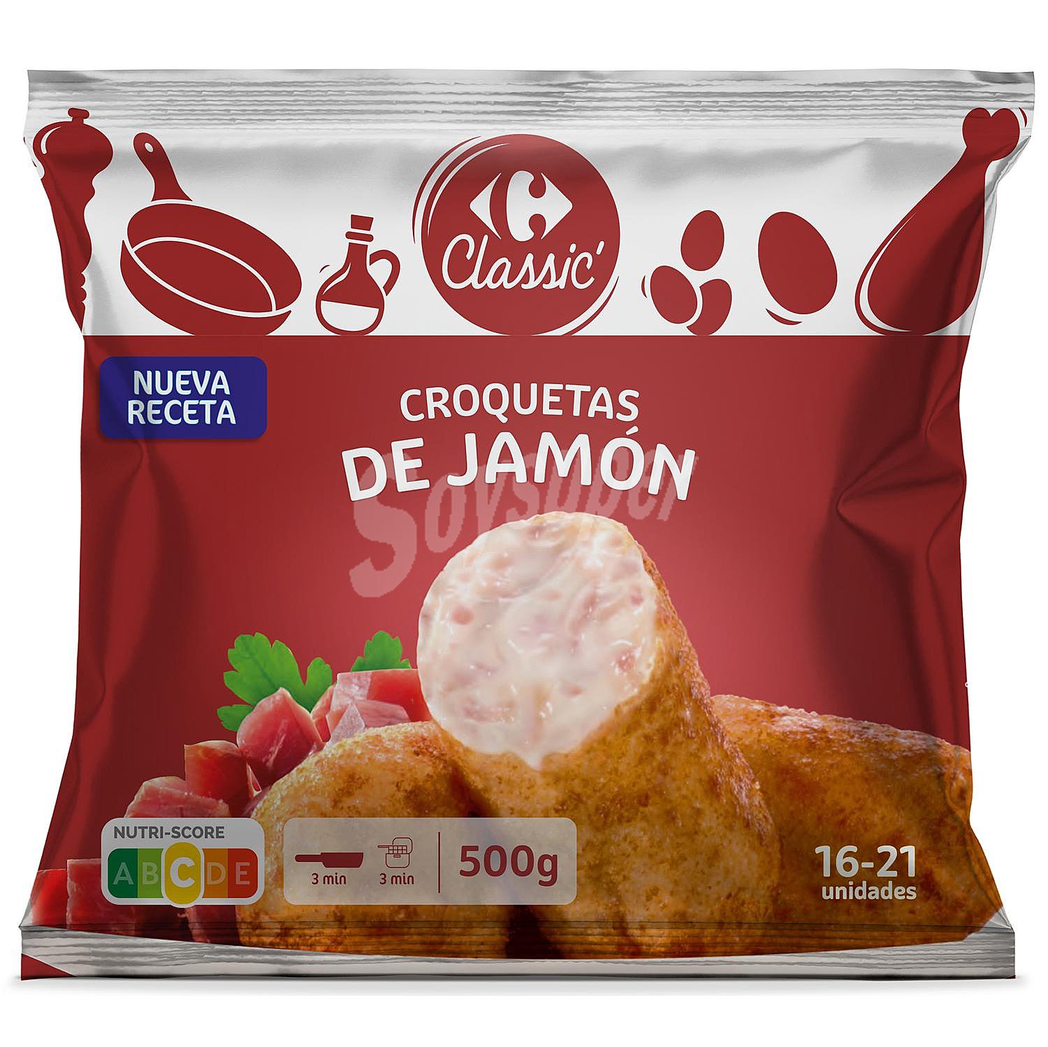 Croquetas de jamón Carrefour