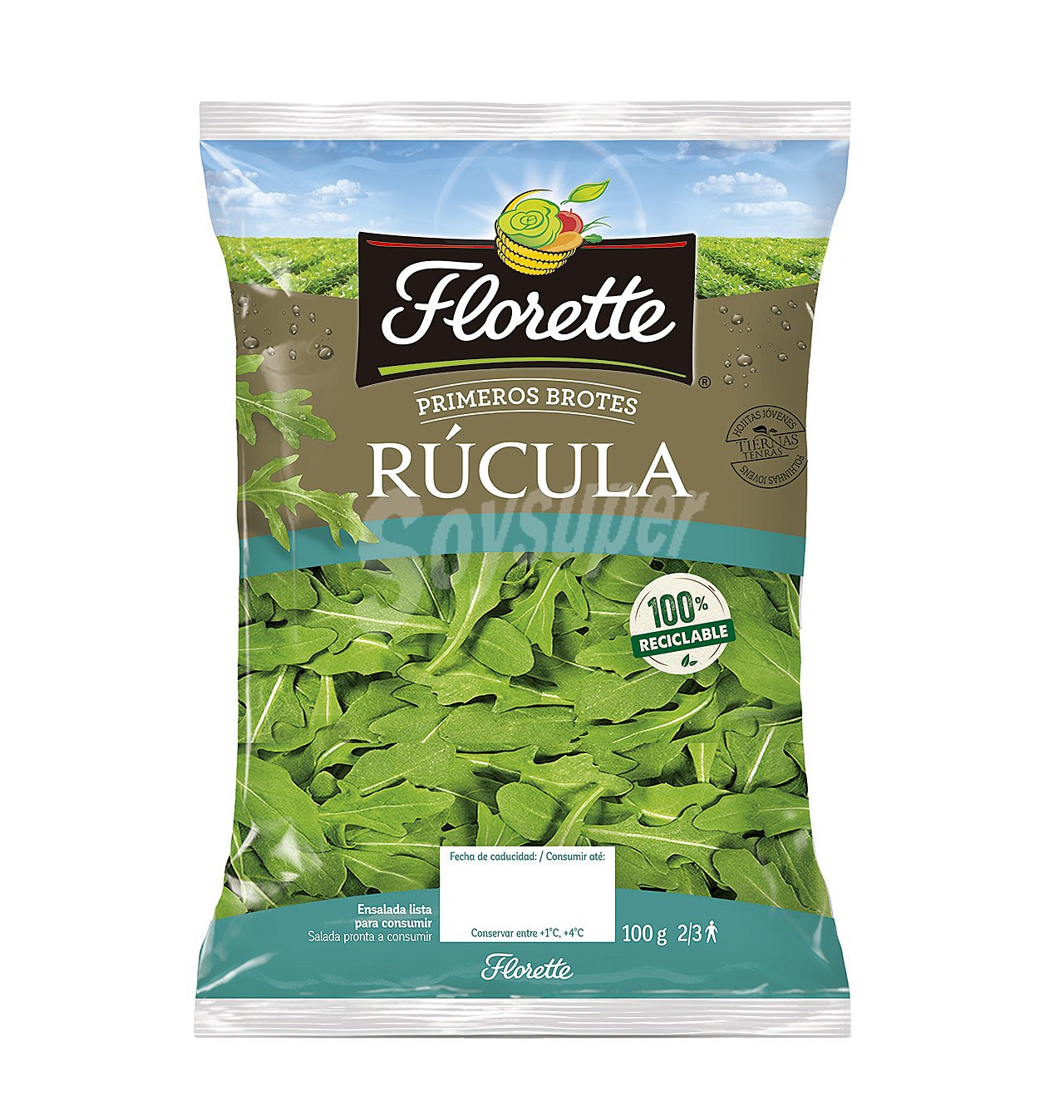 Ensalada rúcula florette primeros brotes