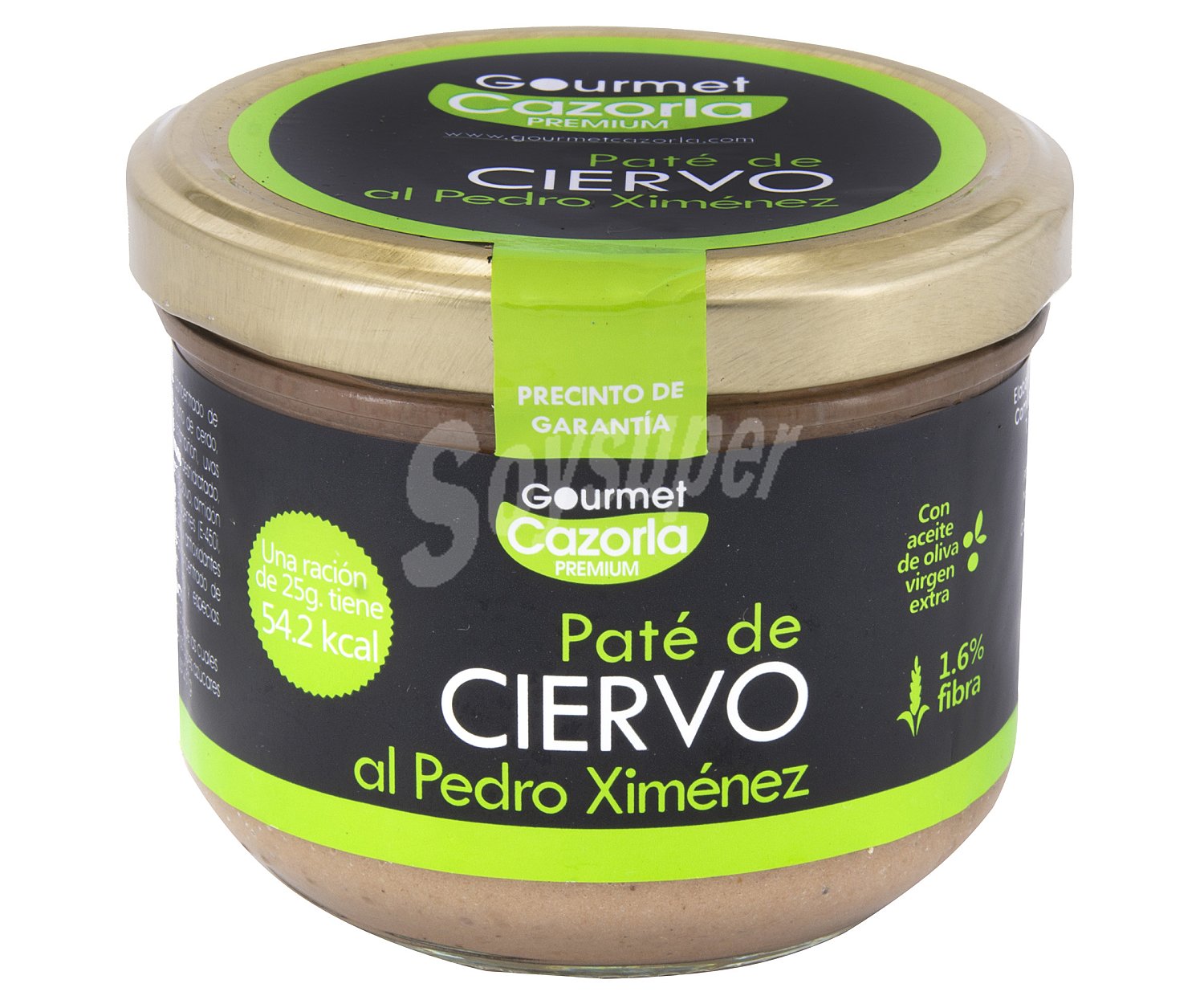 Paté de ciervo al Pedro Ximénez 225 g.