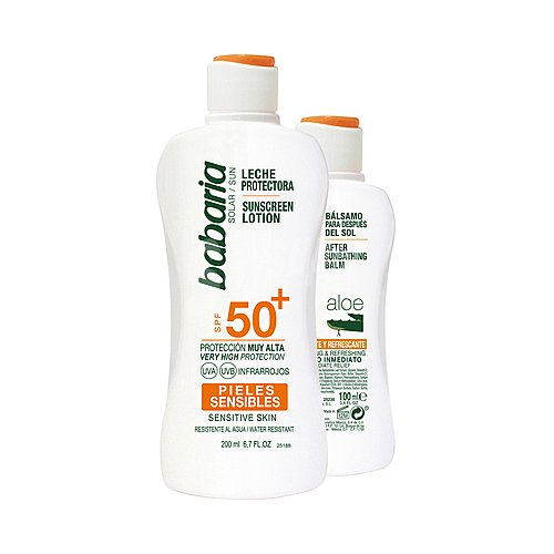 Babaria Leche protectora FPS 50 + After sun babaria