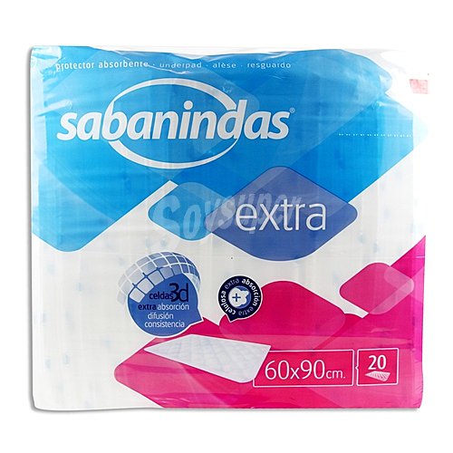 Sabanindas Protector absorbente (mantienen la piel alejada de la humedad ) sabanindas