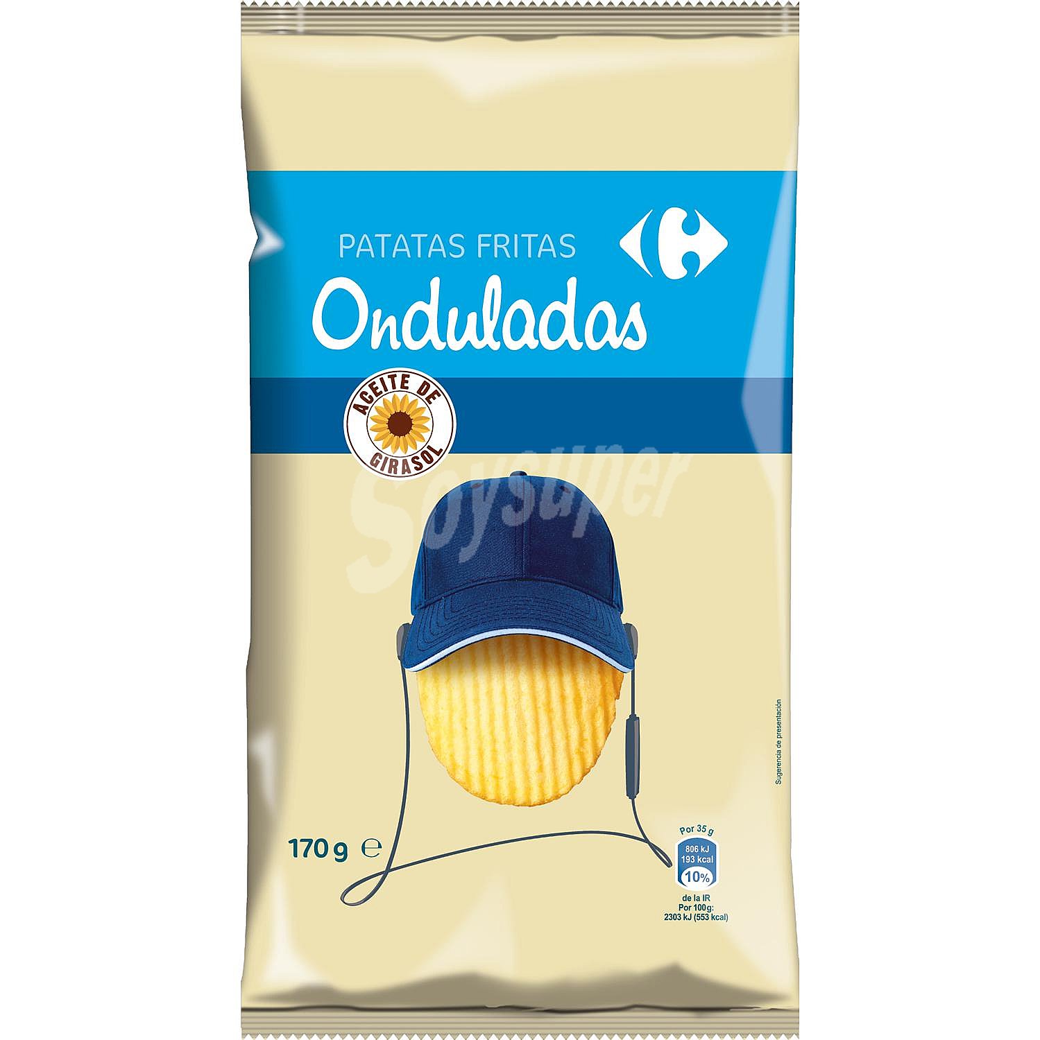 Patatas fritas onduladas Carrefour