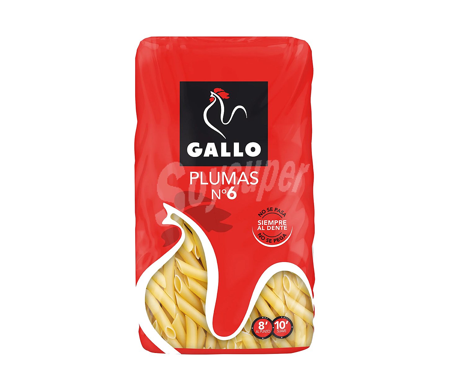 Pasta plumas Nº 6