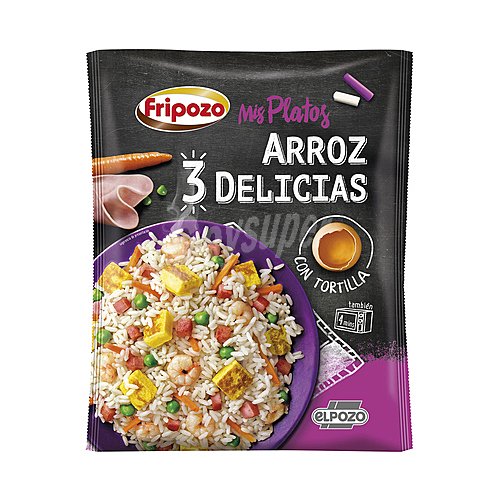 Fripozo Arroz 3 delicias con tortilla francesa fripozo Mis platos de El pozo