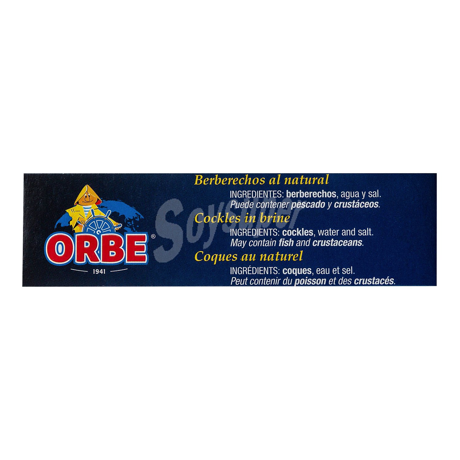 Orbe Berberechos al natural 45-55 piezas orbe