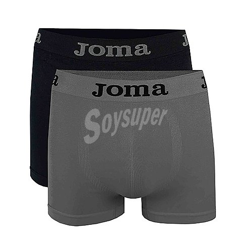 Lote de 2 bóxer de microfibra sin costuras joma, talla