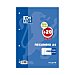 Recambio de tamaño DIN-A4, con cuadricula de 4x4 milímetros, agujeros para 4 anillas, 100 hojas de y tapas blandas oxford