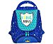 Mochila para niños preescolar de color azul con mensaje "king brabe" alcampo