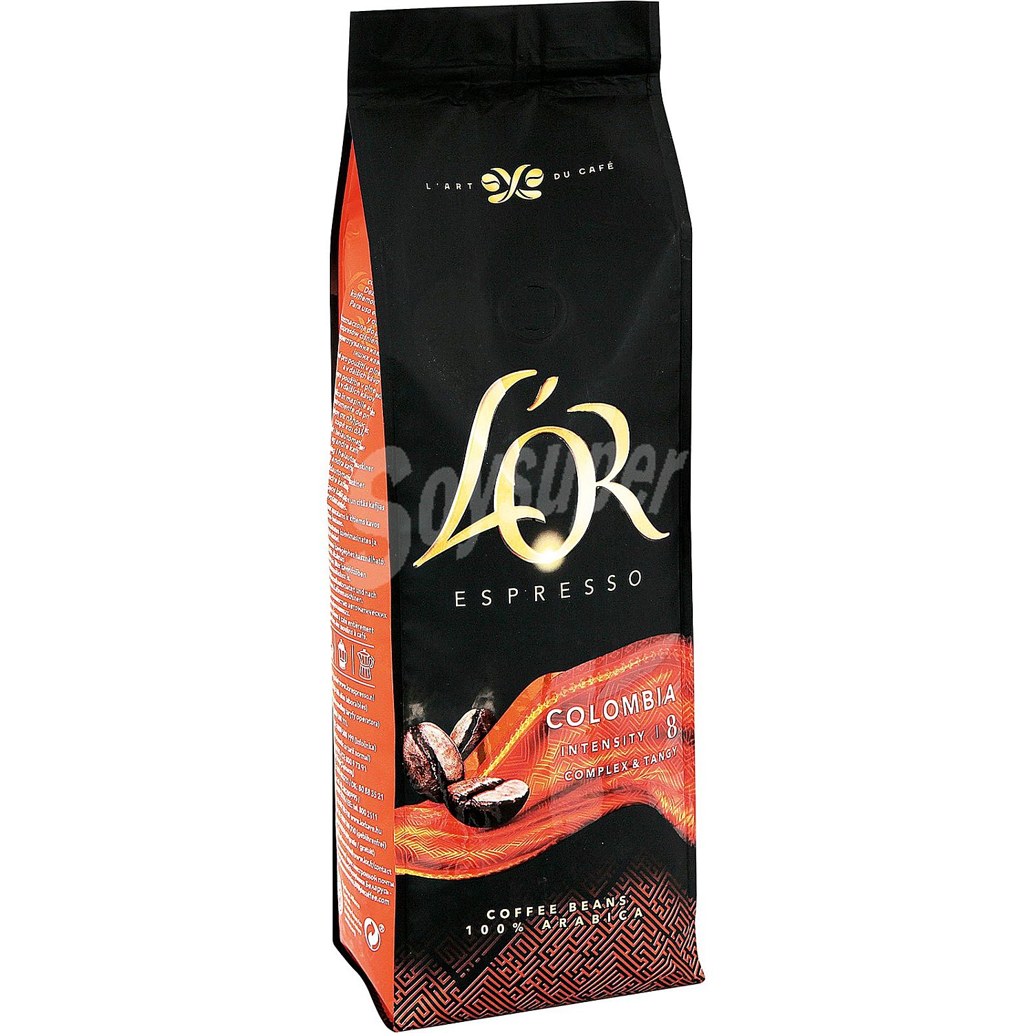 Café en grano espresso Colombia, Intensidad ´OR espresso 500 G