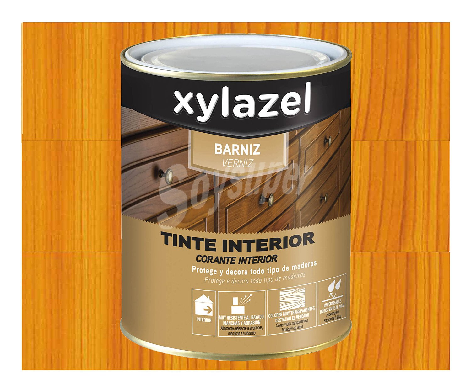 Barniz tinte interior, pino oregon xylazel