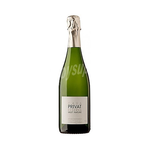 Privat Cava reserva brut nature con denominación de origen Cava privat