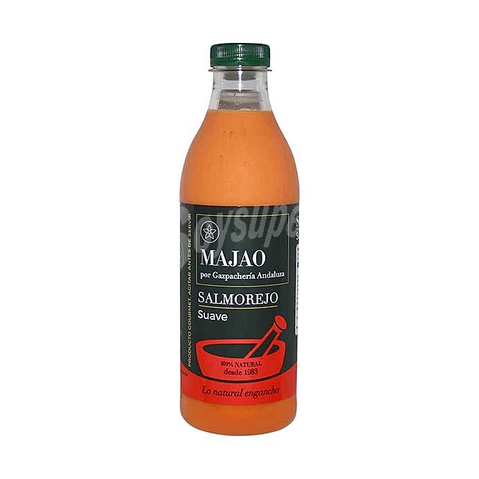 Salmorejo fresco y suave, 100% natural y sin conservantes