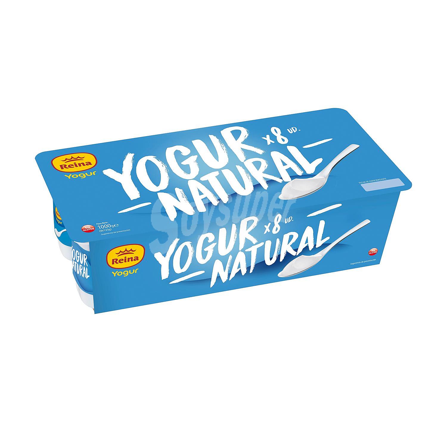 Yogur natural Reina sin gluten