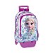 Mochila + trolley escolar con 3 grandes departamentos, frozen 2