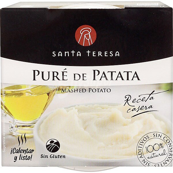 Puré de patata 100% natural sin gluten