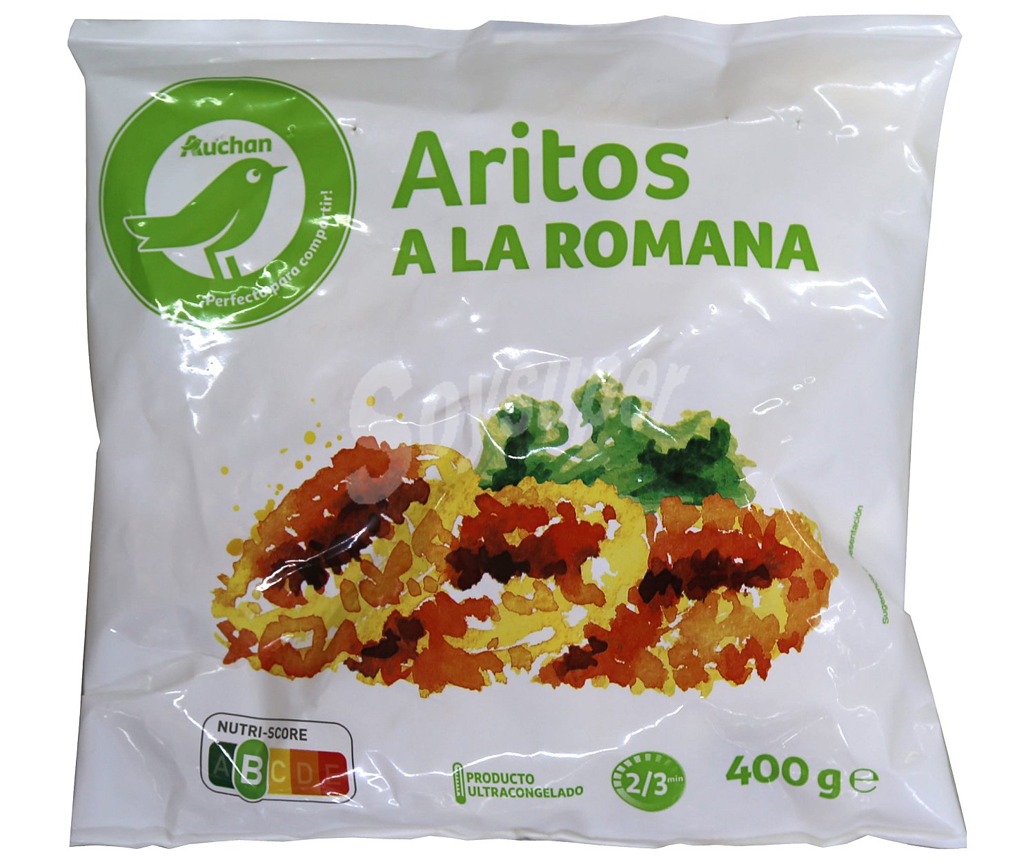 Producto económico alcampo Aritos de calamar a la romana, ultracongelados producto económico alcampo