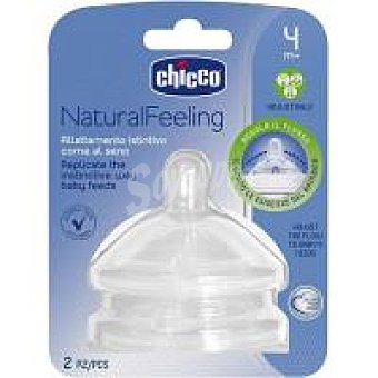 Tetina naturalfeeling flujo regulable 4m+