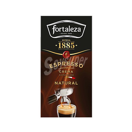 Fortaleza Café molido espresso natural estilo italiano fortaleza