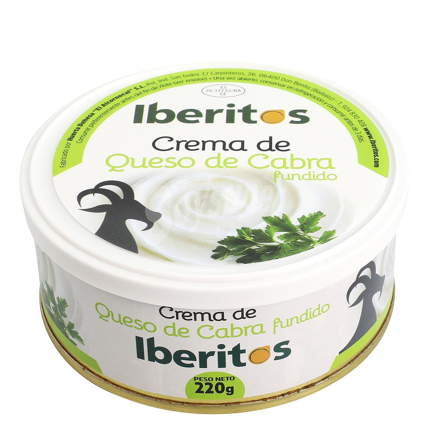 Crema de queso de cabra Iberitos