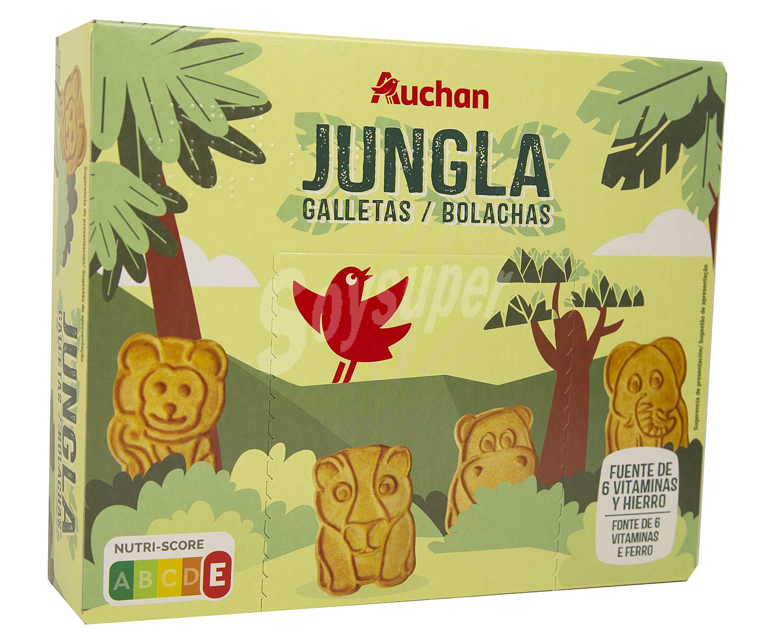 Producto alcampo Galletas con cereales jungla producto alcampo