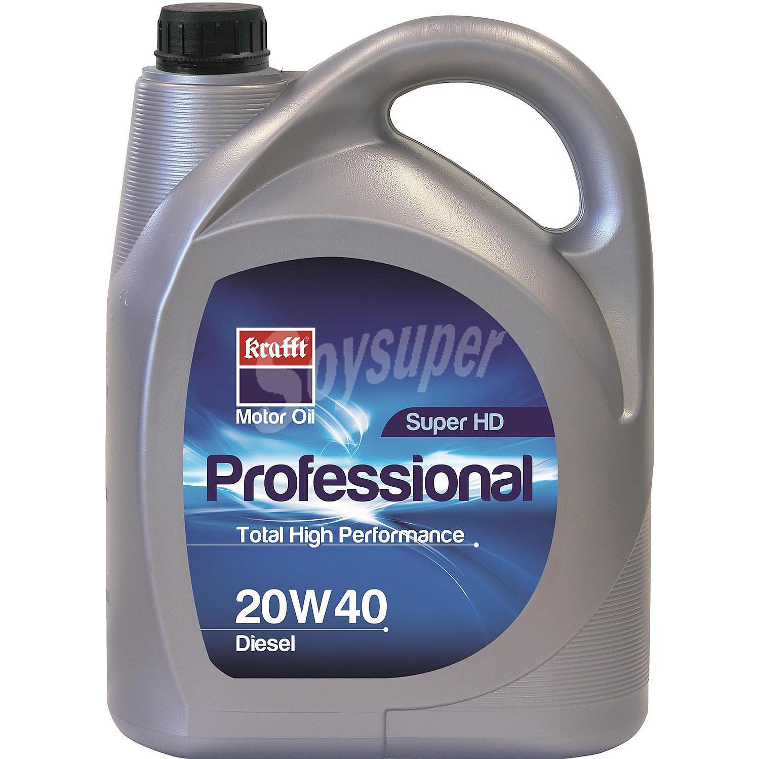 Aceite Krafft Profesional Super HD 20W40 Diesel