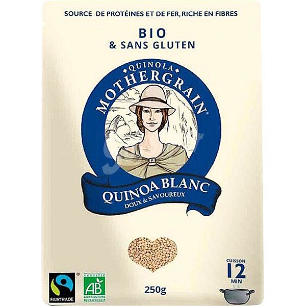 Quinoa blanca en grano ecológica