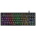 Teclado semi-mecánico gaming mars gaming mktkl, Iluminación rgb, Tecnología h-mech, antighosting