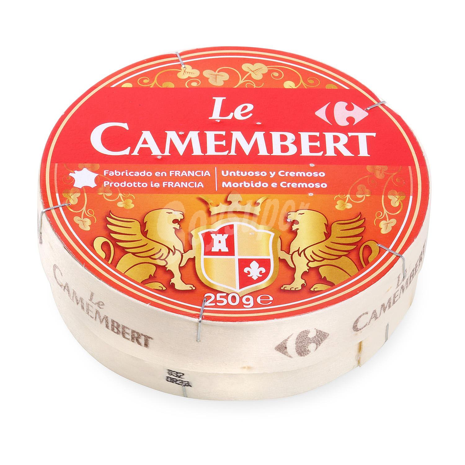 Queso camembert cremoso