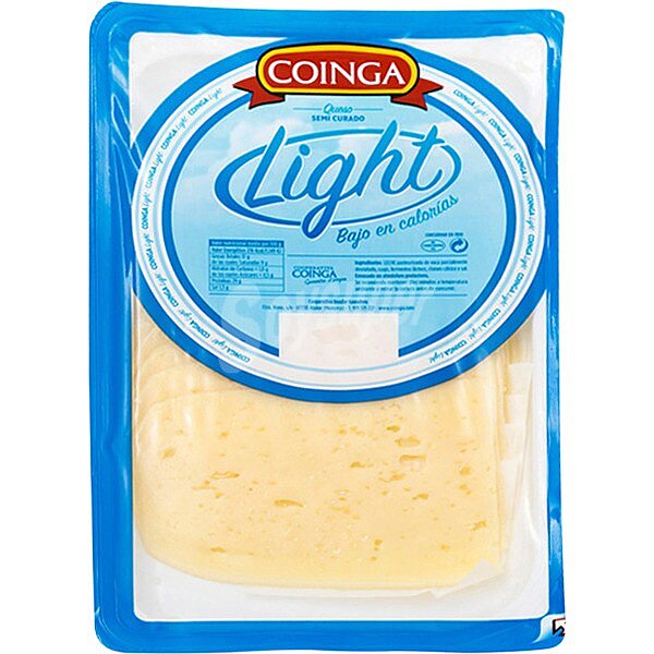 Queso semicurado light en lonchas Mahón-Menorca