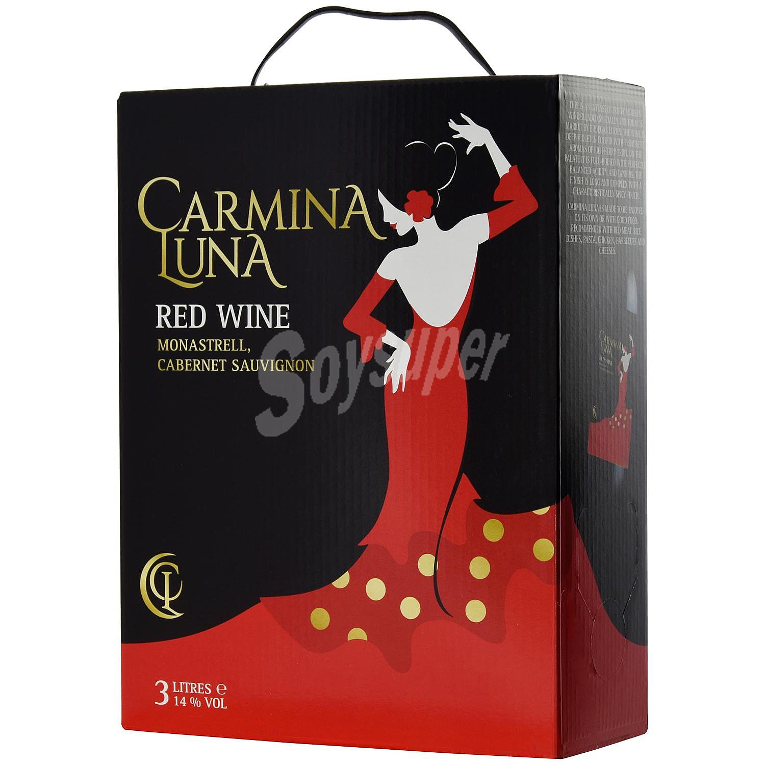 Vino tinto Carmina Luna Vendimia Seleccionada grifo