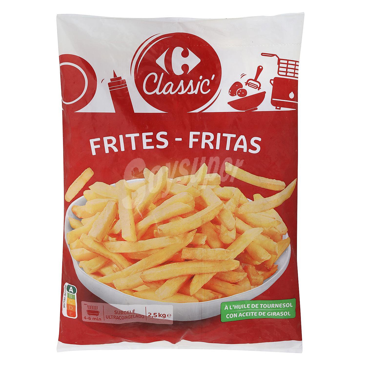 Patatas fritas clásicas Carrefour Classic'