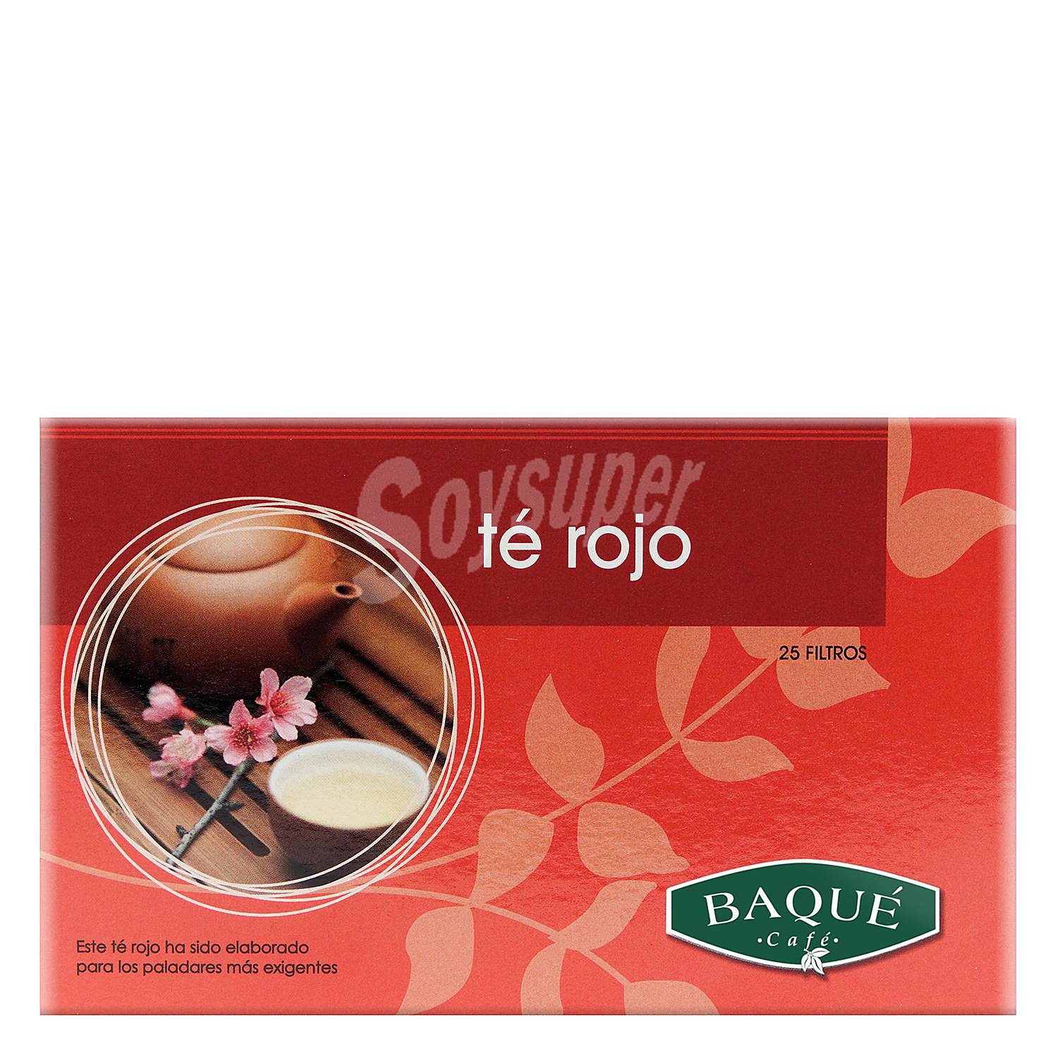 Té rojo en bolsitas Baqué