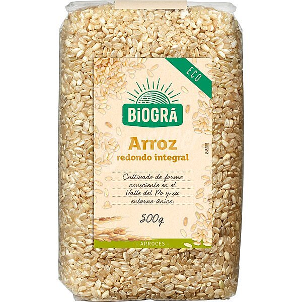 Arroz redondo integral ecológico