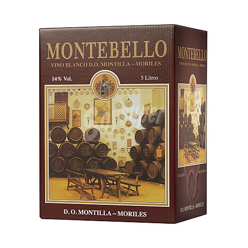 Montebello Vino blanco con D.O. Montilla - Moriles montebello bag in box