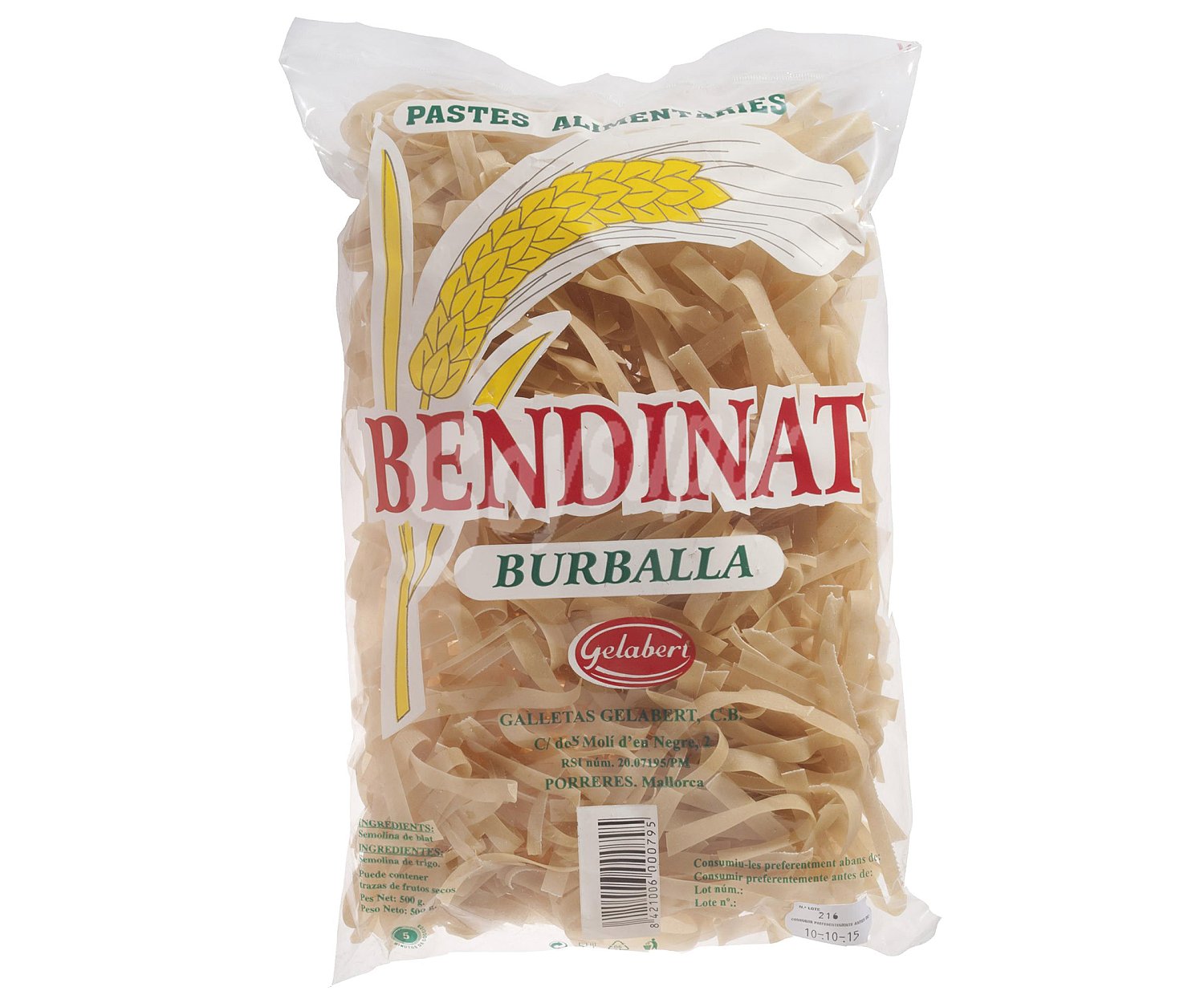 Bendinat Pasta Burballes