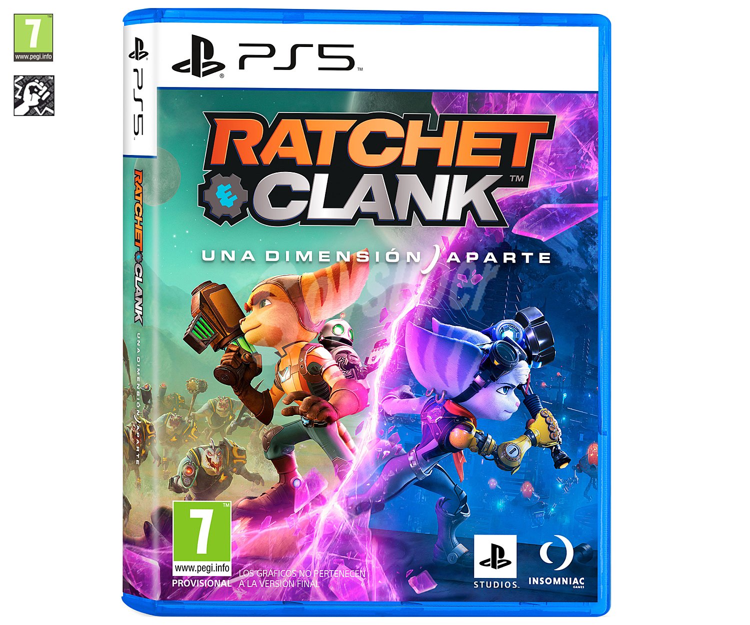 Ratchet & Clank: Una Dimensión Aparte para Playstation 5. Género: plataformas, shooter. pegi +7.